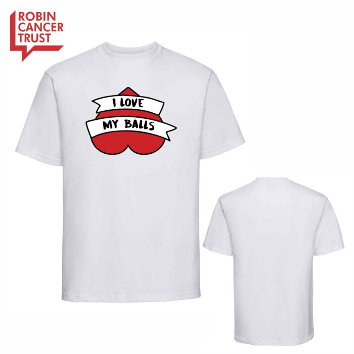 I love my balls T-Shirt - White Thumbnail