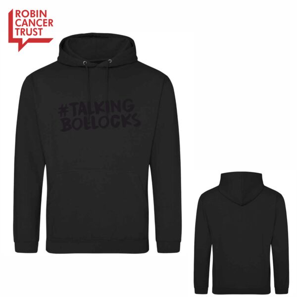 Mono #talkingbollocks Hoodie - Black Thumbnail