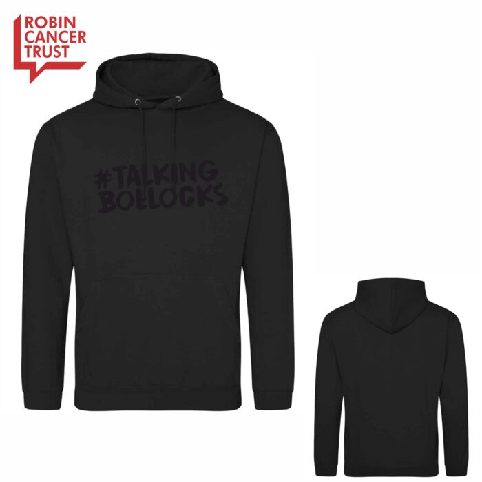 Mono #talkingbollocks Hoodie - Black Thumbnail