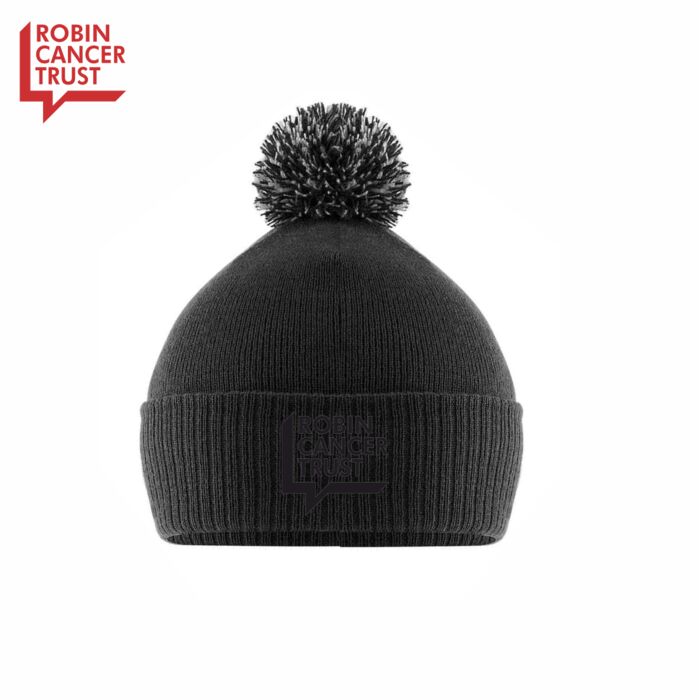 Mono RCT Logo Pom Beanie- Black Thumbnail