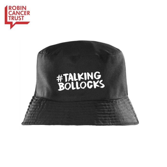 #talkingbollocks Bucket Hat - Black Thumbnail