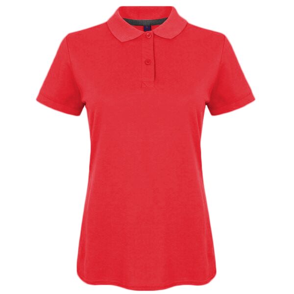 Women's micro-fine piqué polo shirt Thumbnail