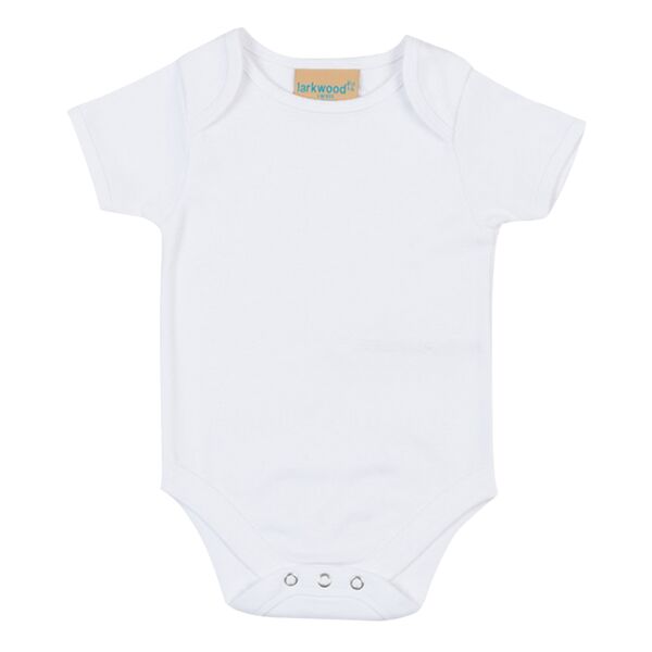 Short-sleeved bodysuit with envelope neck opening Thumbnail